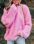 Woman Knitting Sweater