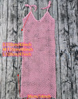 4 Color Summer Sleeveless Crochet Beach Dress