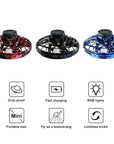 Flying Fidget Spinner Drone Ball UFO Stress Focus Hand Fun Toy LED Kids & Adults