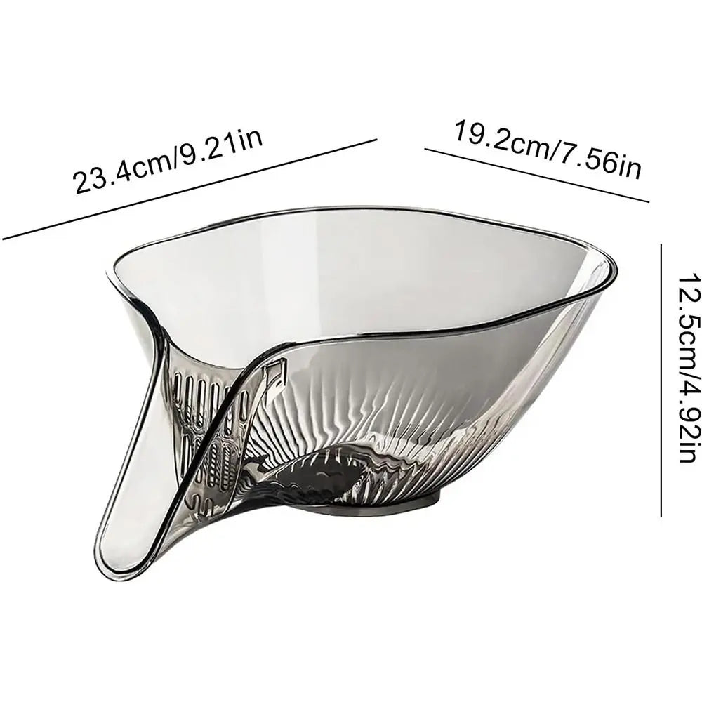 Multifunctional Drain Basket Plastic Vegetable Basin Drain Bowl Household Sink Kitchen Washing Fruit Plate