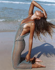 4 Color Summer Sleeveless Crochet Beach Dress
