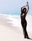 4 Color Summer Sleeveless Crochet Beach Dress