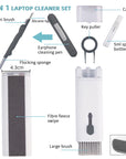 7-In-1 Computer Keyboard Cleaning Brush Kit Electronics Cleaner Kit Bluetooth Earphone Cleaning Pen for Headset Cleaning Tools