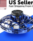Flying Fidget Spinner Drone Ball UFO Stress Focus Hand Fun Toy LED Kids & Adults