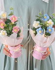 Colorful Crochet Flowers Hand-knitted