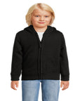 Boys’ Faux Shearling Hoodie Jacket, Sizes 4-18 Husky