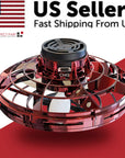Flying Fidget Spinner Drone Ball UFO Stress Focus Hand Fun Toy LED Kids & Adults