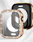 Bling Glass + Cover for Apple Watch Case
