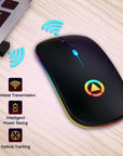 2.4GHz RGB Wireless USB Rechargeable Mouse