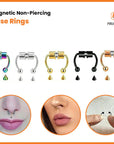 Magnetic Non-Piercing Fake Nose Rings