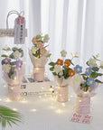 Colorful Crochet Flowers Hand-knitted