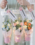 Colorful Crochet Flowers Hand-knitted