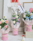 Colorful Crochet Flowers Hand-knitted