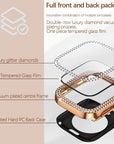 Bling Glass + Cover for Apple Watch Case