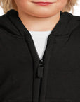 Boys’ Faux Shearling Hoodie Jacket, Sizes 4-18 Husky