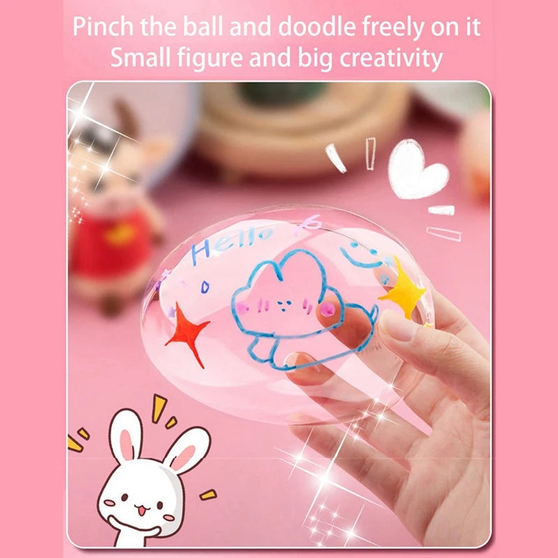 Promotion! Nano Tape Kneading Blowing Bubble Full Set Nano Tape Double-Sided Tape Paste Blowing Bubble Toy Sticker Tapes