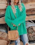 Woman Knitting Sweater