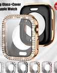 Bling Glass + Cover for Apple Watch Case