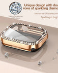 Bling Glass + Cover for Apple Watch Case