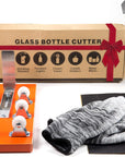 Glass Bottle Cutter - Professional Grade Tool for Precise Bottle Cutting: DIY Kit for Wine, Beer, and Liquor Bottles with Safety Accessories