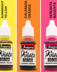 Jacquard Piñata Alcohol Ink Made in USA - Original Exciter Pack - 9 Colors - 1/2 Ounce Bottles - Bundled with  Blending Pen