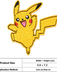 Cartoon Comic Patch Iron on or Sew on Embroidered Applique Patch Collection 4 Pcs