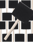 Bates- Foam Paint Brushes, Sponge Brushes, Sponge Paint Brush, Foam Brushes, Foam Brushes for Painting, Foam Brushes for Staining, Paint Sponges, Foam Brushes for Mod Podge (4 Inch)