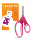 5" Blunt-Tip Glitter Scissors for Kids Ages 4-7 - Scissors for School or Crafting - Back to School Supplies - Pink