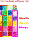 Pony Beads, 3,300 Pcs 9Mm Pony Beads Set in 23 Colors with Letter Beads, Star Beads and Elastic String for Bracelet Jewelry Making by
