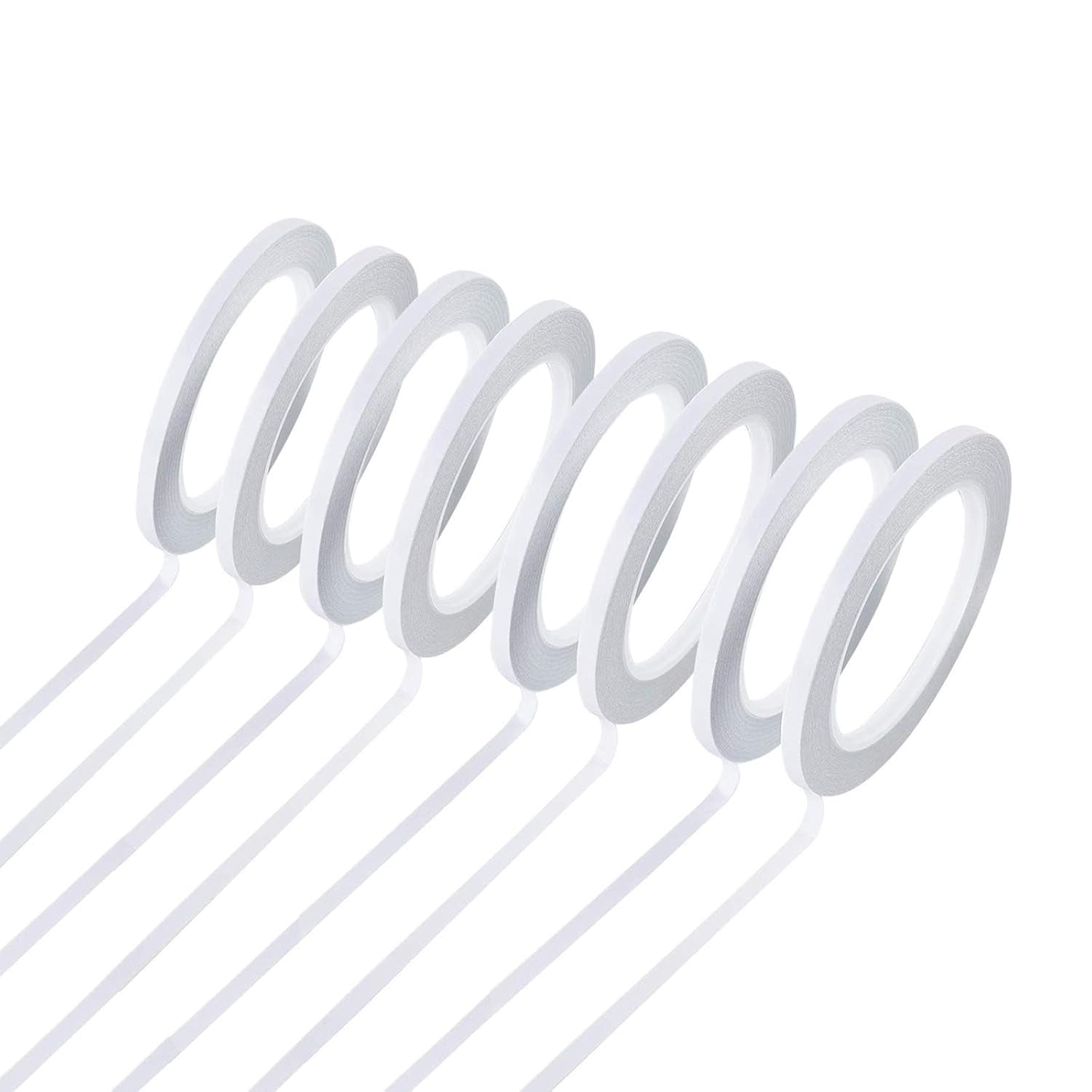 Double-Sided Tape for Arts, Crafts, Photography, Scrapbooking, Tear-By-Hand, Paper Backing (8 Rolls) 6Mm Width