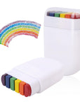 TOCADIS Rainbow Face Paint - Gay Pride Flag Rainbow Makeup Stick for Pride Parade, Pride Temporary Tattoos for Pride Month Celebrations, Party and Festival Makeup (2 Pack)