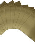 Brushed Gold Adhesive Backed Vinyl Sheets Used for Crafting (10 Pack)