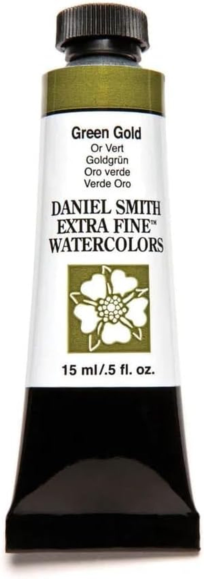 , Green Gold Extra Fine Watercolor 15Ml Paint Tube, 0.5 Fl Oz (Pack of 1)