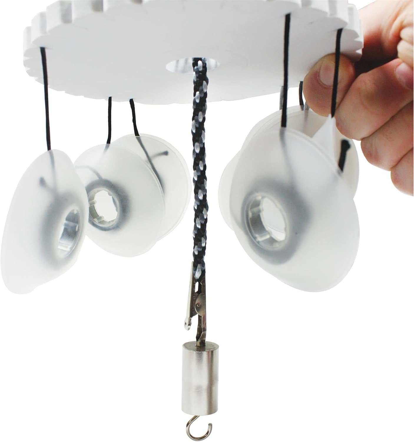 Kumi Lite Weight, 90Gm (3.1Oz), with Alligator Clip, Use When Creating Kumihimo Braids, for Consistent Tension When Braiding