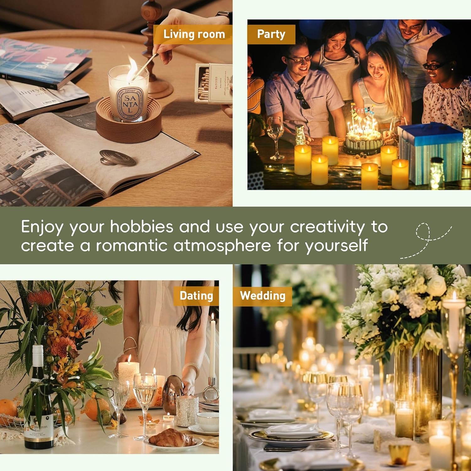 Candle Making Kit with Hot Plate, Candle Making Supplies with Wax Melting Pot, Stirring Spoon, Anti-Scalding Pad, Thermometer for Adults Beginners, Candle Making Pouring Pot