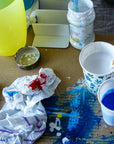 Floetrol Paint Additive Pouring Medium for Acrylic Paint and 50 Mixing Sticks