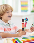 100 Pcs Colorful 6 Inch Jumbo Popsicle Sticks for Crafts, Popsicle Stick, Tongue Depressors Wood,Wax Stick,Craft Sticks, Stir Sticks,Wooden Sticks for Crafts,Wide Popsicle Sticks Bulk,Ice Cream Sticks