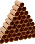 48 Pack Empty Toilet Paper Rolls for Crafts, Brown Cardboard Tubes for DIY, Classrooms, Dioramas (1.6 X 4 In)