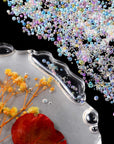 UV Resin Droplet Bubble Beads Fillers 0.4 Mm to 3 Mm for DIY Shaker Resin Molds Pendant Jewelry Making (Transparent and Bright Colors), 100 G