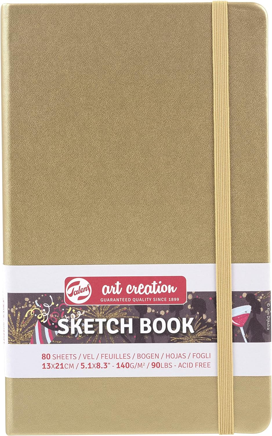 Talens Japan T9314-233M 452248 Art Creation Sketchbook, Drawing Notebook, 8.3 X 11.8 Inches (21 X 30 Cm), Navy Blue