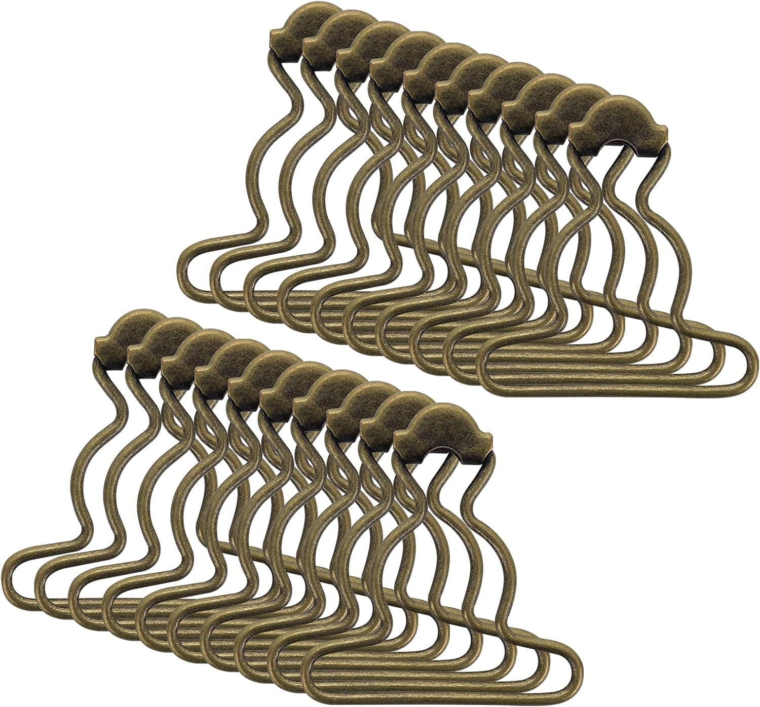 20Pcs Dungaree Suspender Clips Overall Buckles 1.5 Inch Wide Bottom Overall Buckles Clips Replacement for Rompers