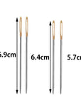 11 Pieces Bookbinding Kit Starter Tools Set Bone Folder Paper Creaser, Waxed Thread, Awl, Large-Eye Needles for DIY Bookbinding Crafts and Sewing Supplies