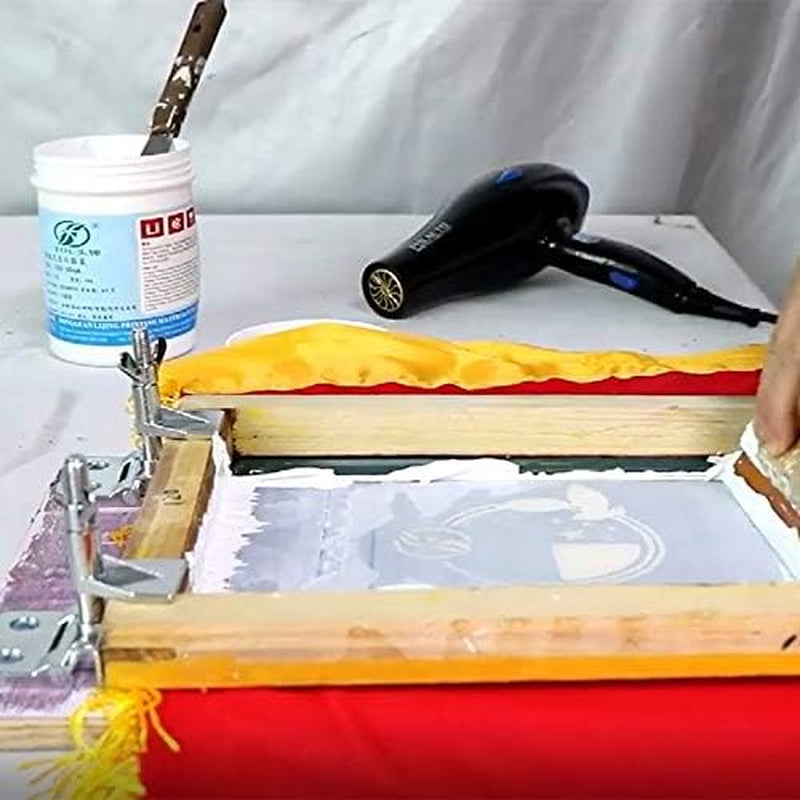 2 Pcs of Silk Screen Printing Hinge Clamps for Screen Printing Frame Machine,For Fixing Screen Printing Mesh,Screen Printing DIY Tool,4 Screws Included in the Package.