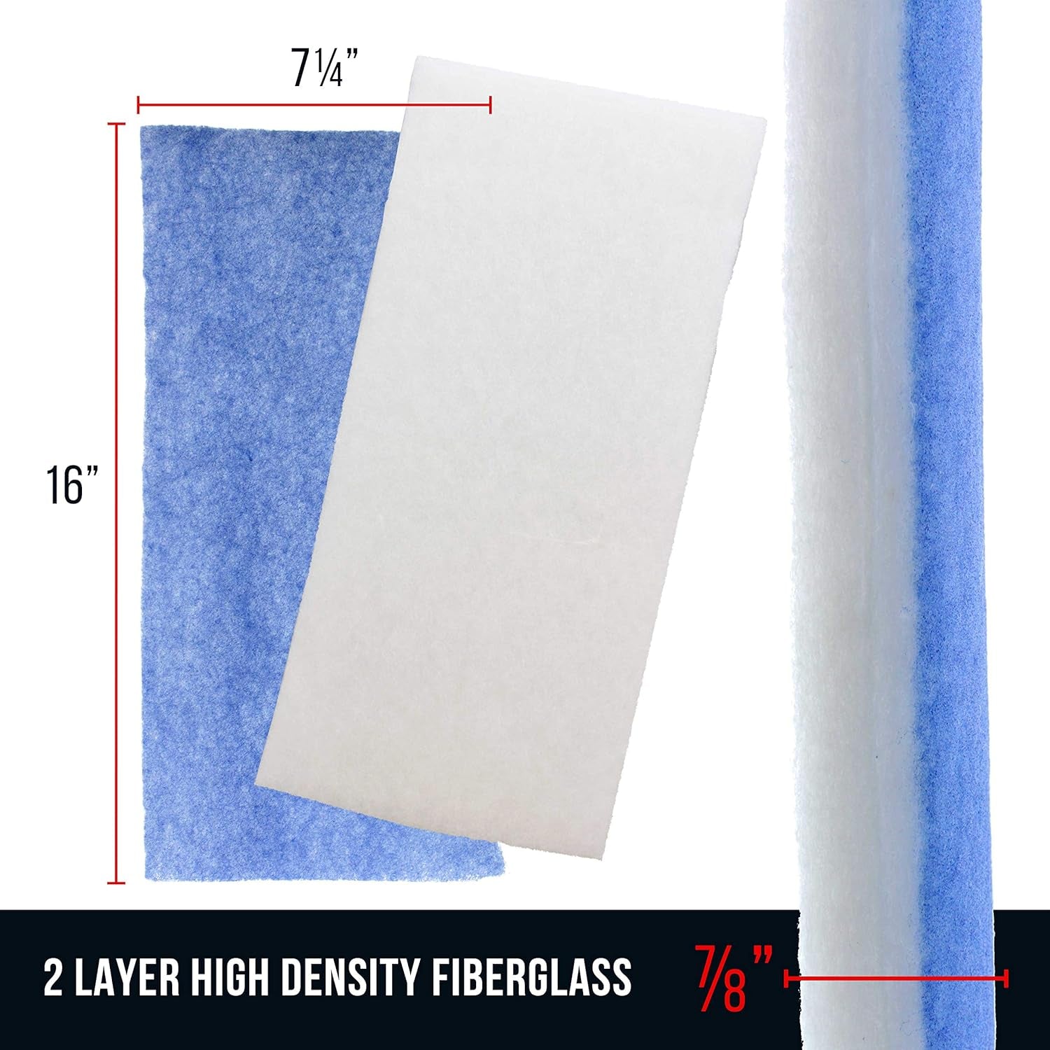 Hobby Airbrush Spray Booth Filter Set, Fits Master, Paasche, Sky Enterprise, Airhobby and Many Others.