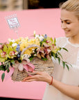 240 Pcs Floral Picks Card Holder Plastic Straight Head Flower Card Holder Stick for Card Photo Floral Bouquet Arrangement Valentine'S Day Wedding Birthday Party Decoration (Fork Shape, 9.4 Inch)
