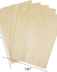 Unfinished Basswood Sheets, Basswood Plywood Sheets for Crafts, 2Mm Basswood Sheet, 10 PCS
