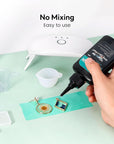 UV Resin Kit with Light,Upgraded 200G Crystal Clear Low Odor UV Glue,Uv Light for Resin Curing,Mixing Cups,Stir Sticks,Ultraviolet Epoxy Resin Starter Jewelry Making Kit for Craft Beginner