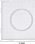 Fuse Beads Boards 5Mm, Pegboards Plastic Kits Large Square Clear, 4 PCS
