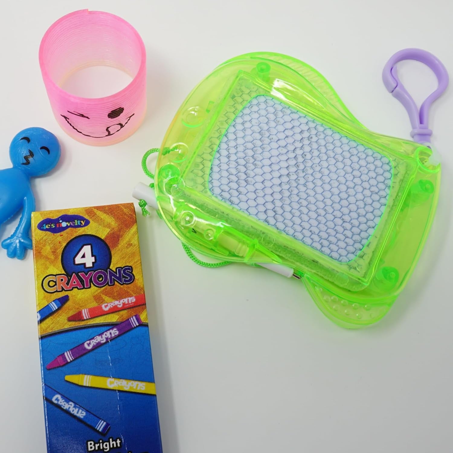 12 Mini Drawing Board for Kids (12 Pack) Bulk Backpack Keychain Clip Drawing Boards, Erasable Doodle Sketch and Writing Pad Stocking Stuffers for Boys & Girls by