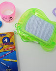12 Mini Drawing Board for Kids (12 Pack) Bulk Backpack Keychain Clip Drawing Boards, Erasable Doodle Sketch and Writing Pad Stocking Stuffers for Boys & Girls by